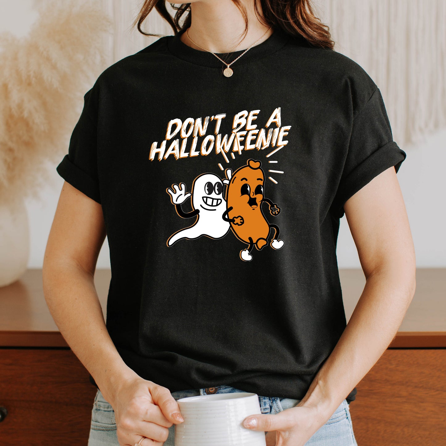 Don't be a Halloweenie - Unisex Halloween T-Shirt