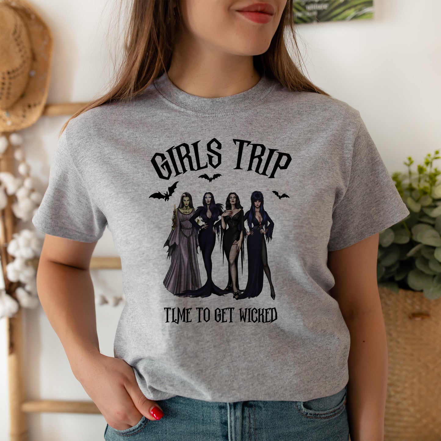 Girls Trip Time to Get Wicked - Unisex Halloween T-Shirt