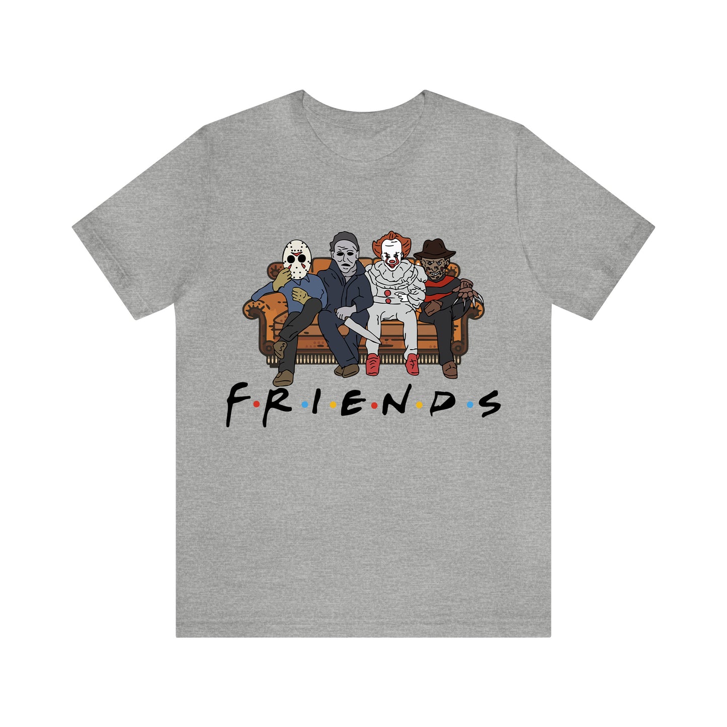 Horror Movie Friends - Unisex Halloween T-Shirt