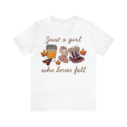 Just a Girl Who Loves Fall - Funny Gift Ideas