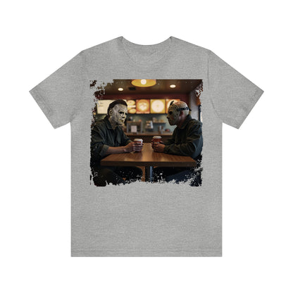 Michael & Jason Coffee Date - Unisex Halloween T-Shirt