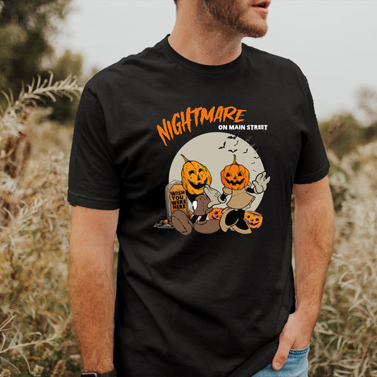 Nightmare on Main Street - Unisex Halloween T-Shirt