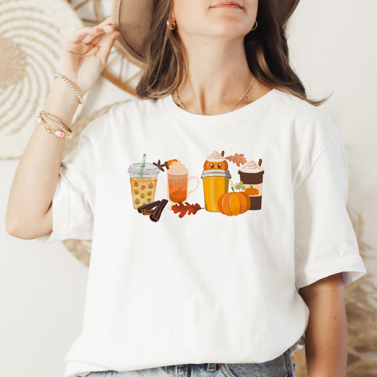 Pumpkin Spice Latte - Unisex Fall T-Shirt