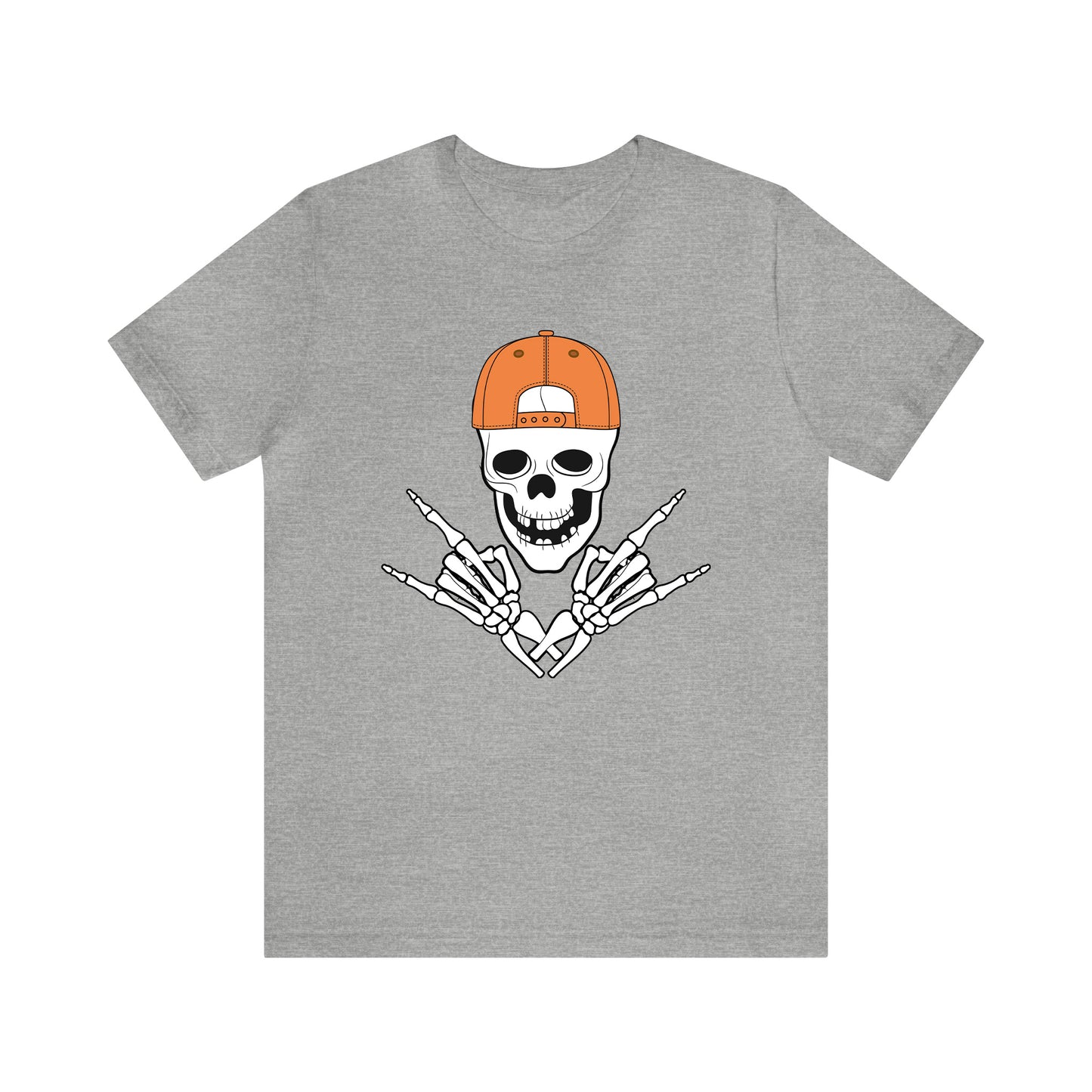 Rocker Skeleton - Unisex Halloween T-Shirt