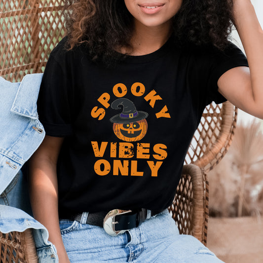 Spooky Vibes Only - Unisex Halloween T-Shirt