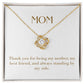 Unity Knot Necklace - Thank You for Being My Mother