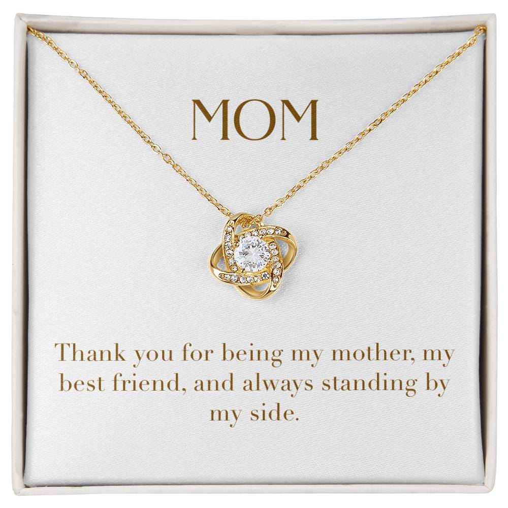 Unity Knot Necklace - Thank You for Being My Mother