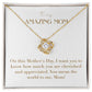 Unity Knot Necklace - On This Mother's Day I Want You to Know How Much You are Cherished