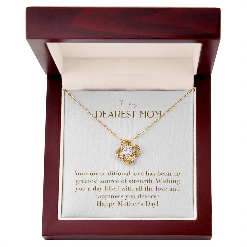 Unity Knot Necklace - Your Unconditional Love Has been My Greatest Strength