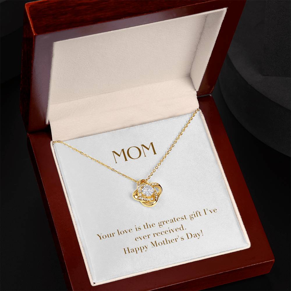 Unity Knot Necklace - Your Love is the Greatest Gift