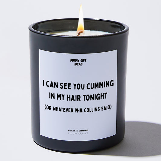 Anniversary I Can See You Cumming in My Hair Tonight (or Whatever Phil Collins Said) - Funny Gift Ideas