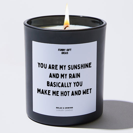 Anniversary You Are My Sunshine and My Rain. Basically, You Make Me Hot and Wet - Funny Gift Ideas