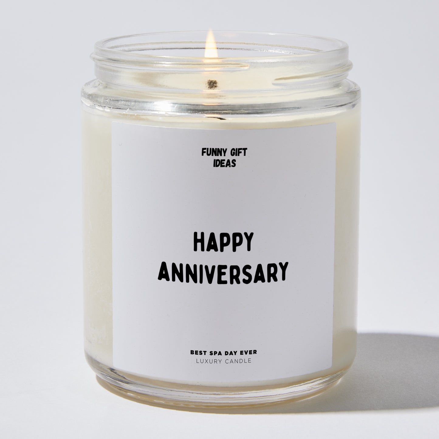 Anniversary Present - Happy Anniversary - Candle