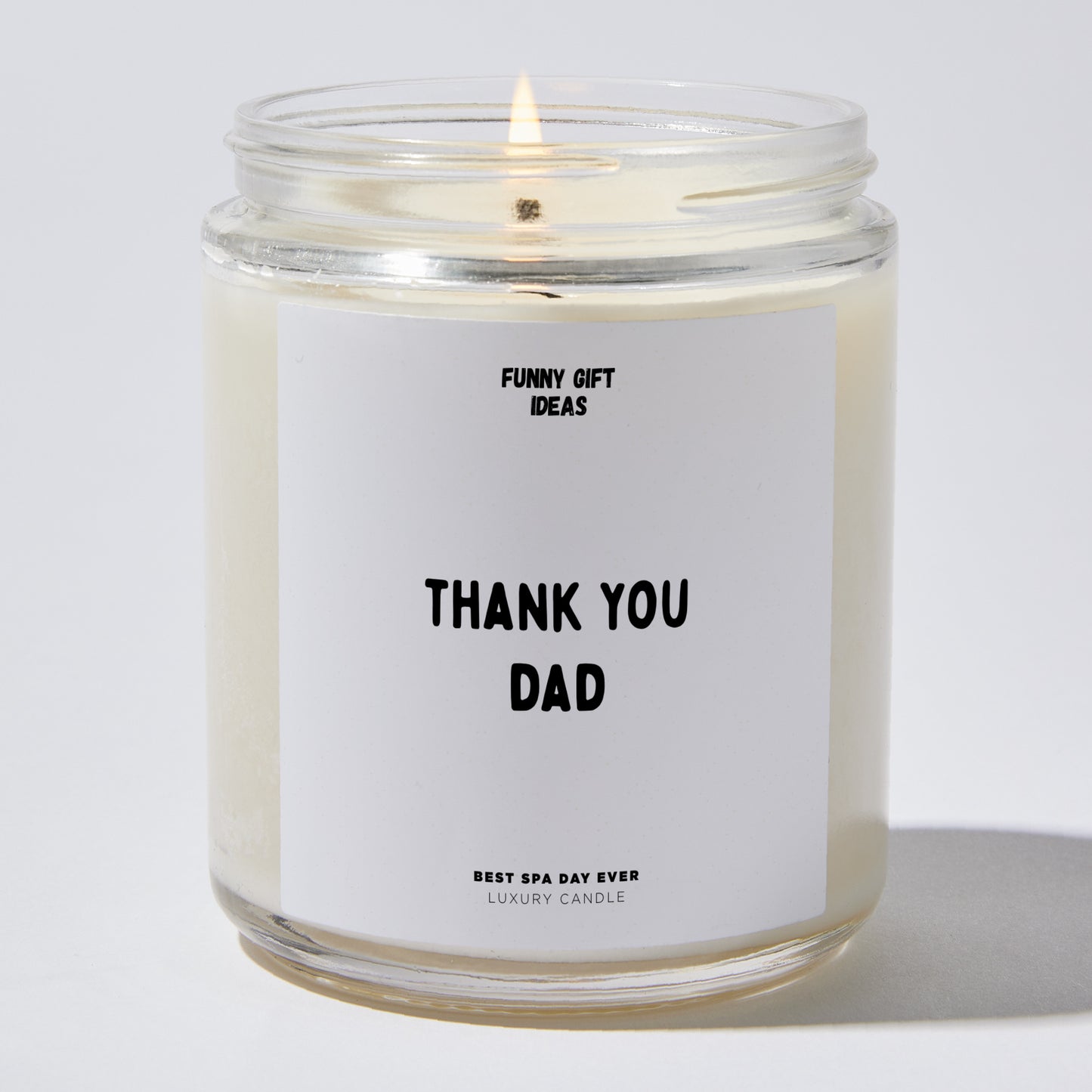 Gift for Father - Thank You Dad - Candle