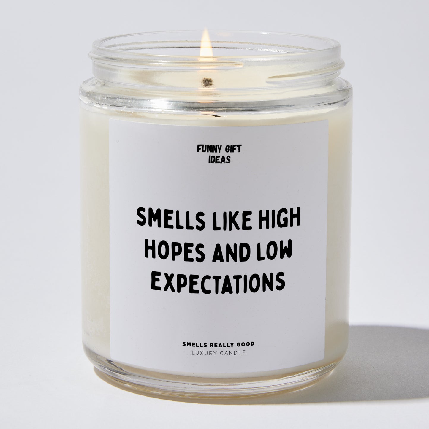 Funny Candles - Smells Like High Hopes and Low Expectations - Candle