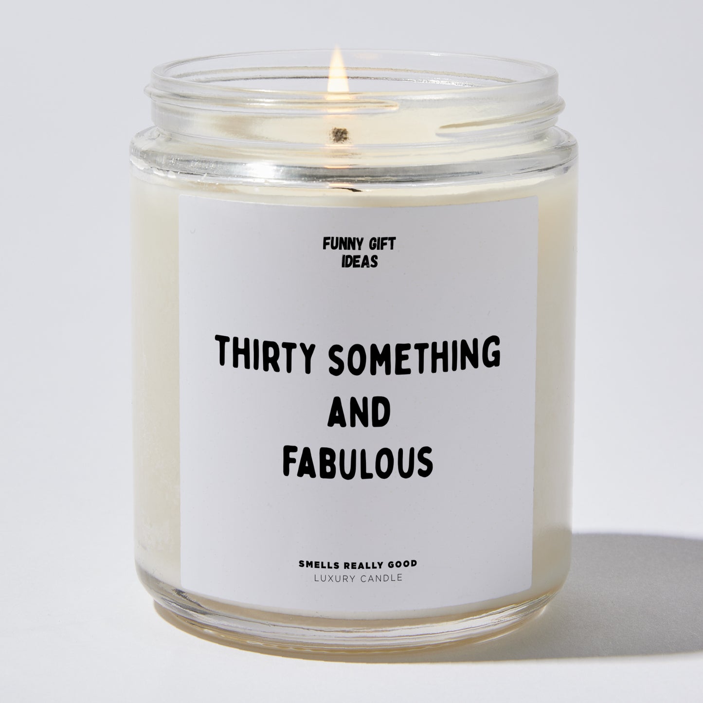 Happy Birthday Gift - Thirty Something And Fabulous - Candle