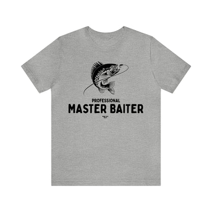 Mens T Shirts - Professional Master Baiter - Funny Men T Shirts