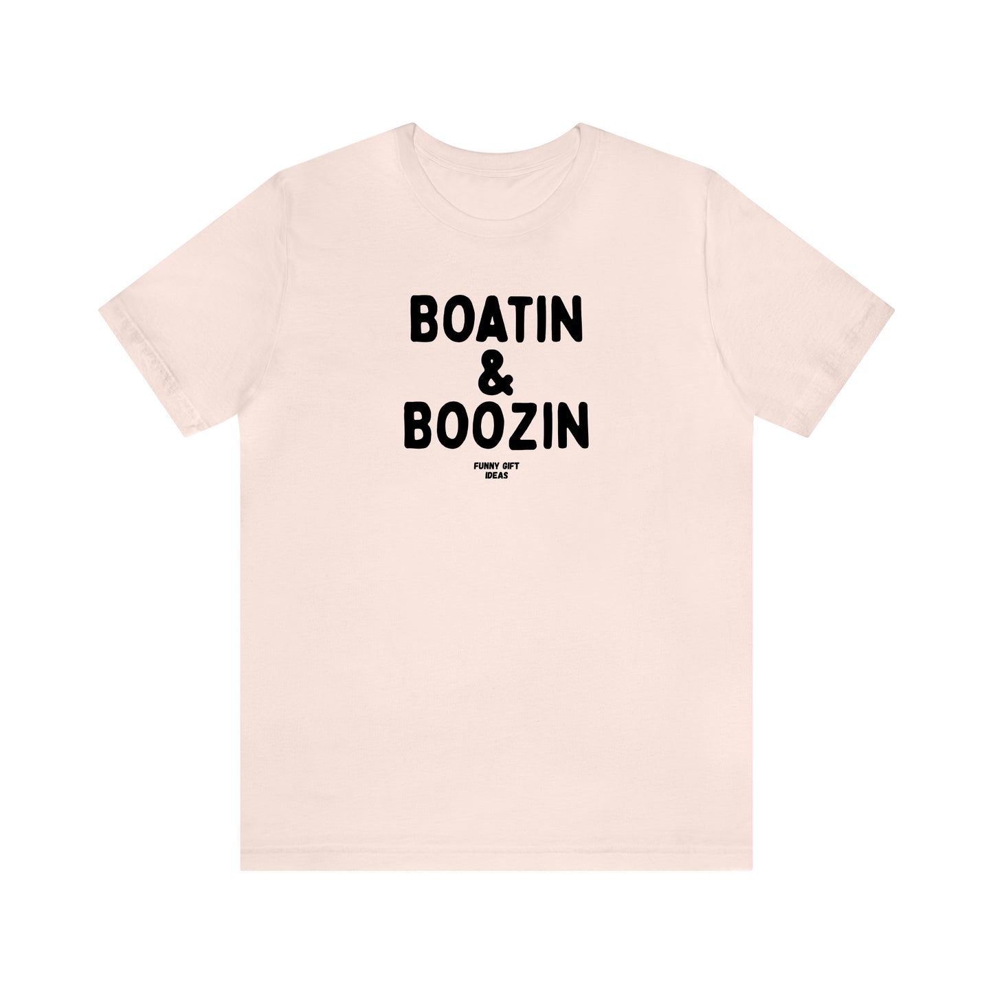 Funny Shirts for Women - Boatin & Boozin - Women's T Shirts