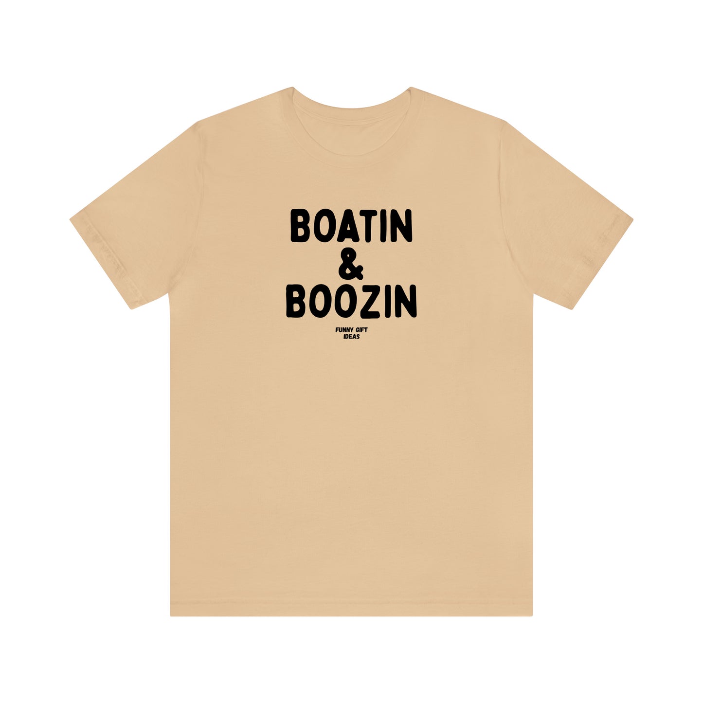 Funny Shirts for Women - Boatin & Boozin - Women's T Shirts